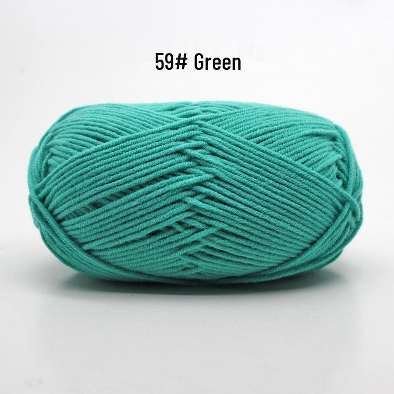 Medium Thick Handmade Cotton Baby Yarn for Knitting, Crochet, and DIY Projects