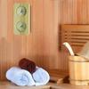 Hair Hygroscopic Element Wall Mounted Thermometer Temperature Humidity Meter Sauna Room