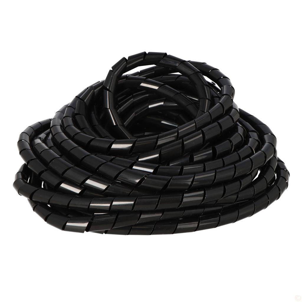 GST-12B spiral hose (internal diameter 12mm) black, 10-meter pack