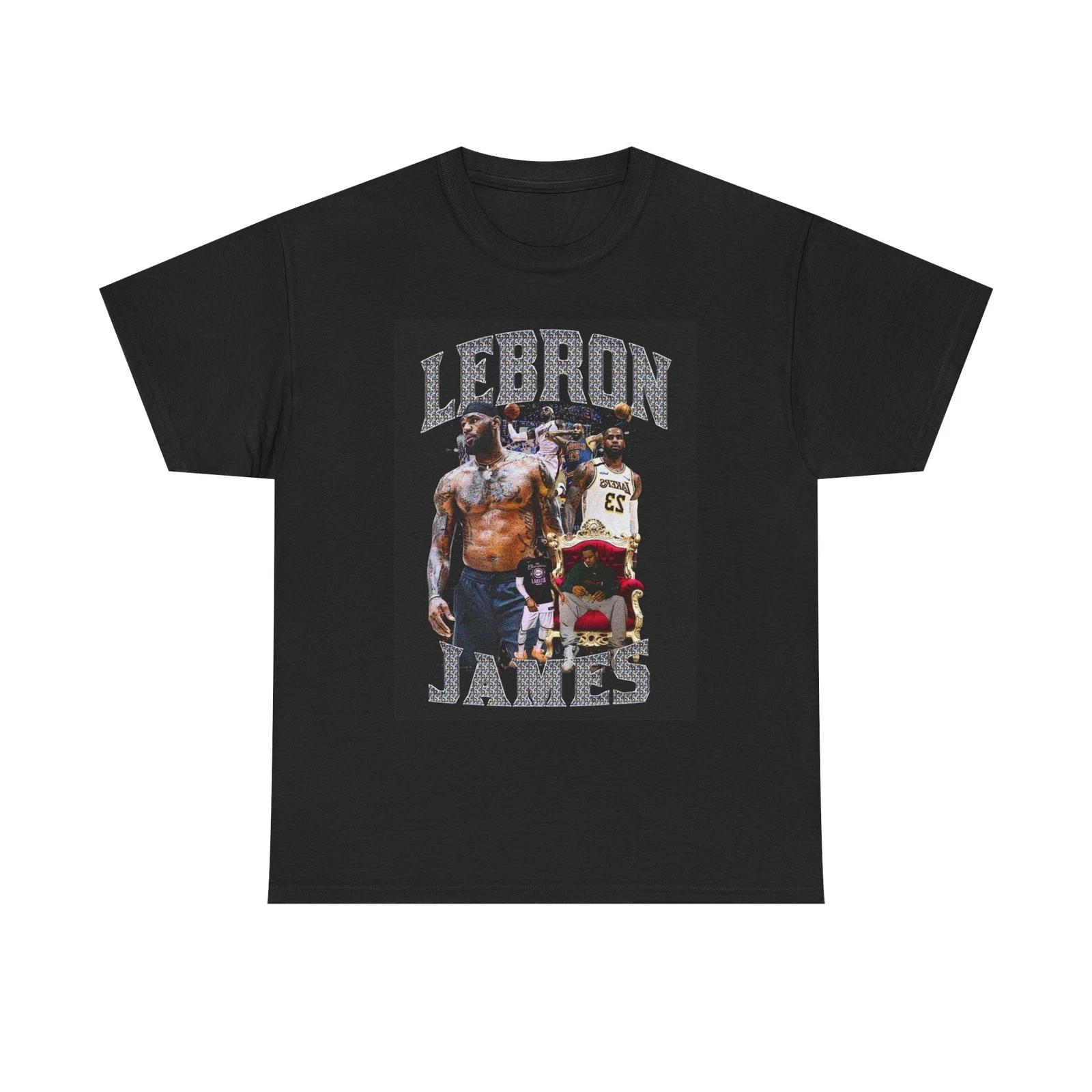Men s and Women s T-shirts Lebron James Graphic L