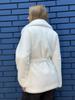 High-end small temperament loose thickened suit jacket women's imitation mink velvet medium and long wind-resistant fur coat