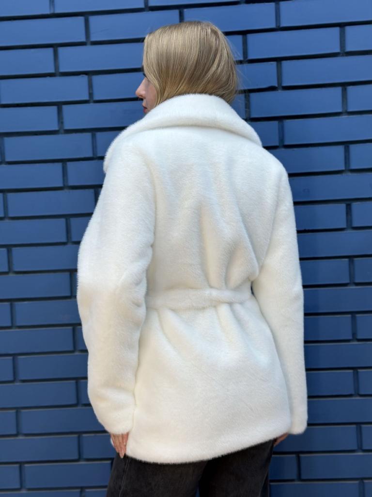 High-end small temperament loose thickened suit jacket women's imitation mink velvet medium and long wind-resistant fur coat