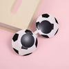 Football Party Glasses Decorative Lightweight Glasses Funny Eye-Catching Styling Party Supplies for Soccer Game