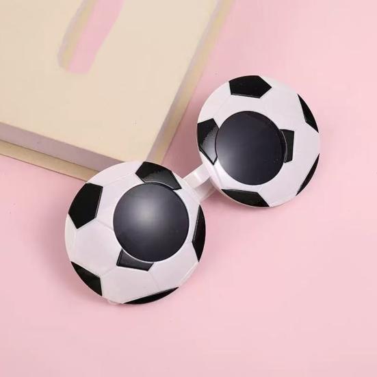 Football Party Glasses Decorative Lightweight Glasses Funny Eye-Catching Styling Party Supplies for Soccer Game