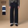 Jeans da donna in denim ricamato