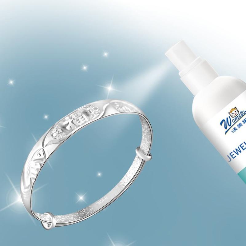 Jewelry Cleaner Cleaning Solution Tarnish Remover Stain-Free Diamonds Gold Jewelry Clean Liquid