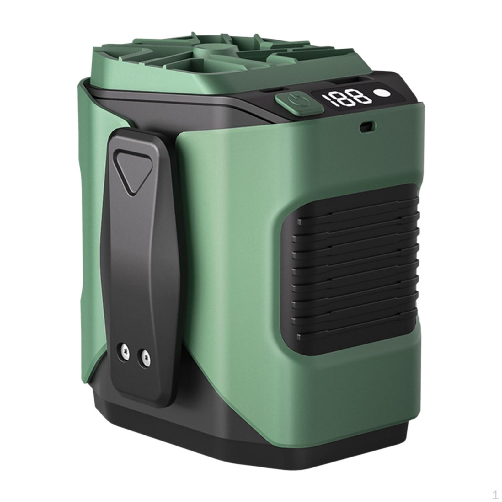 

Вентилятор для охлаждения талии Летнее оборудование Ожерелье для спорта, кемпинга, рыбалки зелёный