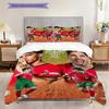 Portugals Passion Pitch Bedding (1 * Duvet Cover + 2 * Pillowcase, Without Core) 2D Flat Soft and Comfortable Duvet Cover and Pillowcase Bedding Set