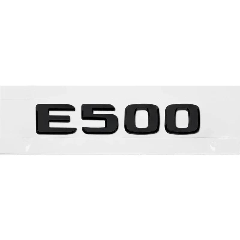 3D Letters Car Tail Emblem Rear Trunk Sticker Badge for Mercedes Benz E200L E260L E300 E320L E320 E350L E350 E500 E550 E Class