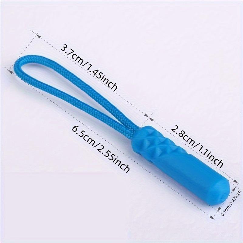 6pcs Detachable Zipper Puller Accessories for Clothing and Bags, Colorful Pendant Drawstring Cord,TabsBackpack Zipper Cords