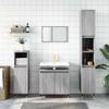 VidaXL Bathroom Cabinet Sonoma Grey 58x33x60 Cm Engineered Wood 831578
