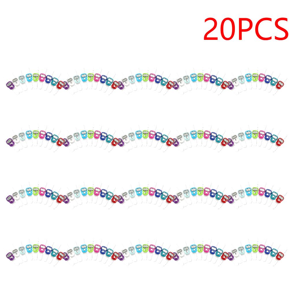 1-20pcs Electronic Digital LCD Finger Ring Tally Counter Hand Tally Clicker Digital Row Knitting Counter Ring for Strokes Color 1