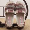 Summer Old Beijing Cloth Shoes Women's Breathable Ethnic Wind Shallow Mouth Fisherman Shoes Soft Sole Non-slip One Pedal Comfortable Mother Shoes