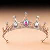 Princess Rhinestone Crown Hair Accessories for Girls - Wedding, Birthday, Performance Headdress, Crystal Headband