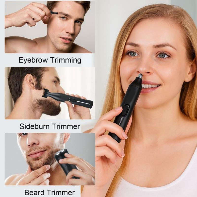 High Speed Cordless Nose Hair Clippers Men Personal Care Tool Rechargeable Eyebrow & Nose Hair Trimmer Enduring
