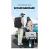 Large capacity fitness bag, travel backpack, dry wet separation shoulder bag, outdoor sports, fishing, yoga training bag