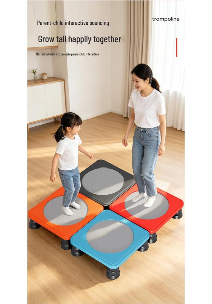 Faltbares Heimtrampolin für Kinder und Kleinkinder - Perfekt für Fitness und Spiel in Innenräumen