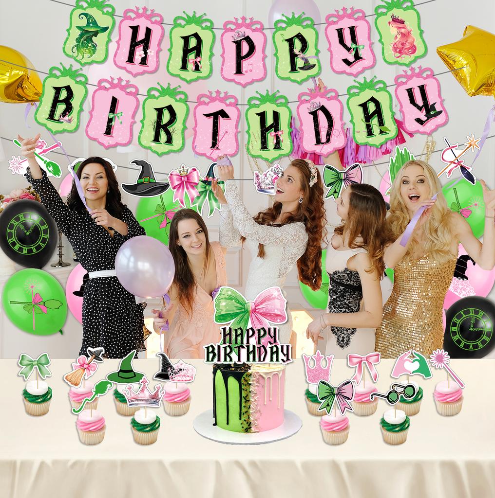 Theme Birthday Party Decoration Birthday Flag Balloons Cake