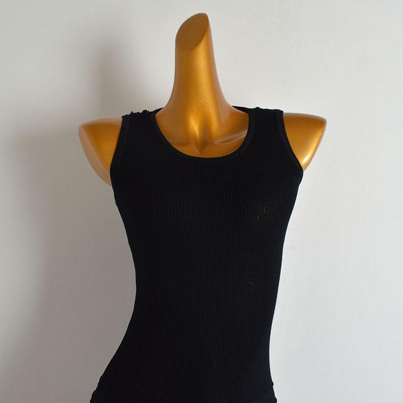 Summer New Arrival Pure Color Round Neck Knitting Vest Dress Women's Clothing Silm Figure Flattering Back Lace Splicing Package Hip Skirt