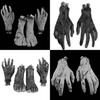 Five Baby Lucky Brand Halloween Prop Black/skin Color Hand And Foot Set