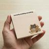 Cartoon Cat Self-Stick Note 50 Sheets/Pad Self-adhesive Note Pad Super Sticking Power Memo Post Stickies Office School Supplies