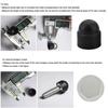 M4 M6 M8 M10 M12 Hex Socket Nuts Cover Caps PE Nut Protection Black White Plastic Dome Hexagon Screws Acorn Nut Protector Bolts