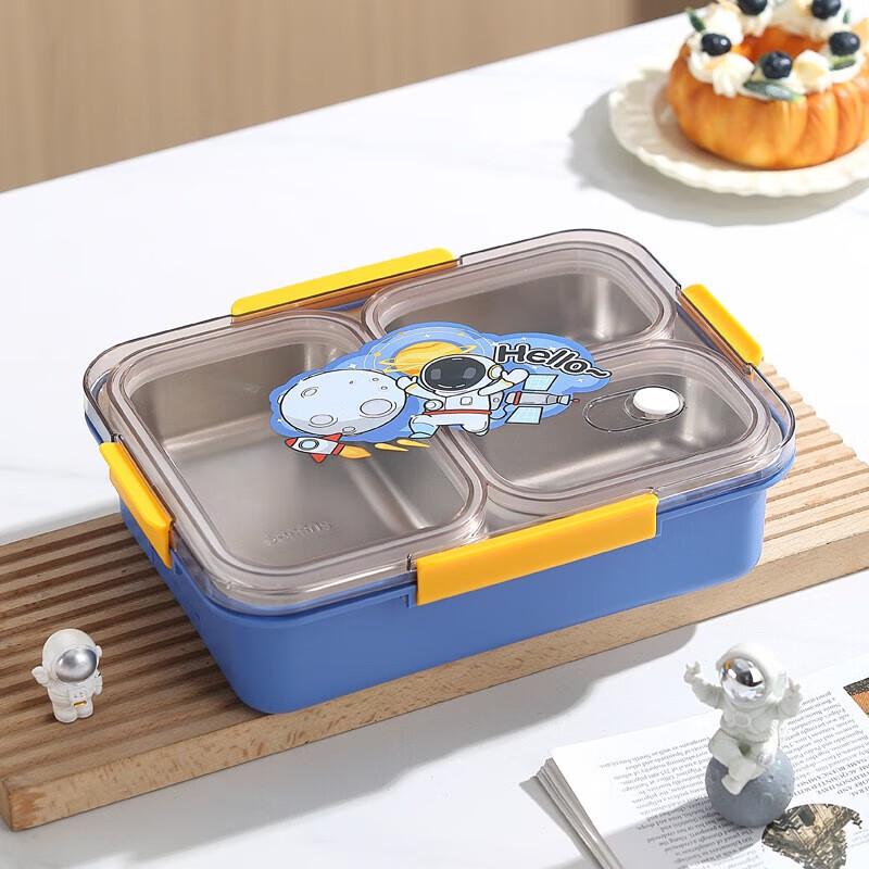 Xingcheng 3-Compartment Stainless Steel Lunch Box