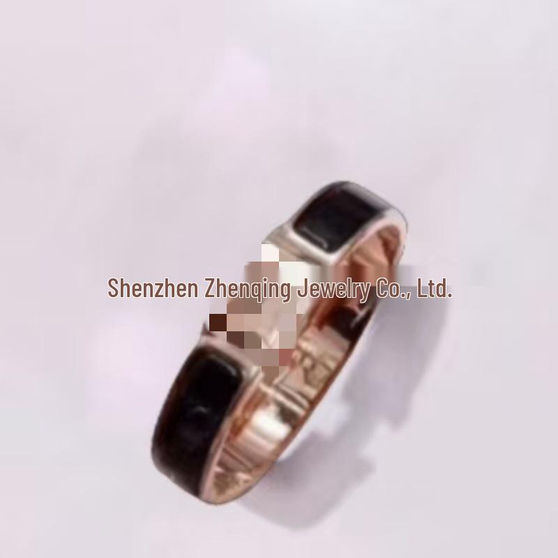 Náramek s písmenem H pozlacený 18k smaltovaný - Klasická móda, Více barev, Ideální pro páry