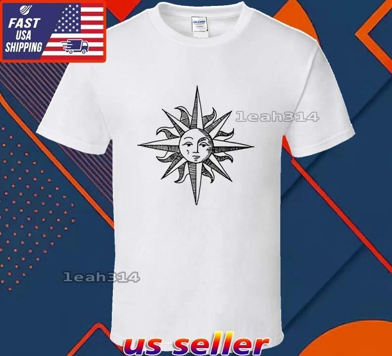 New Shirt Hand Drawn Sad Moon Logo T-Shirt Funny American Usa Unisex Size S-5XL 2XL