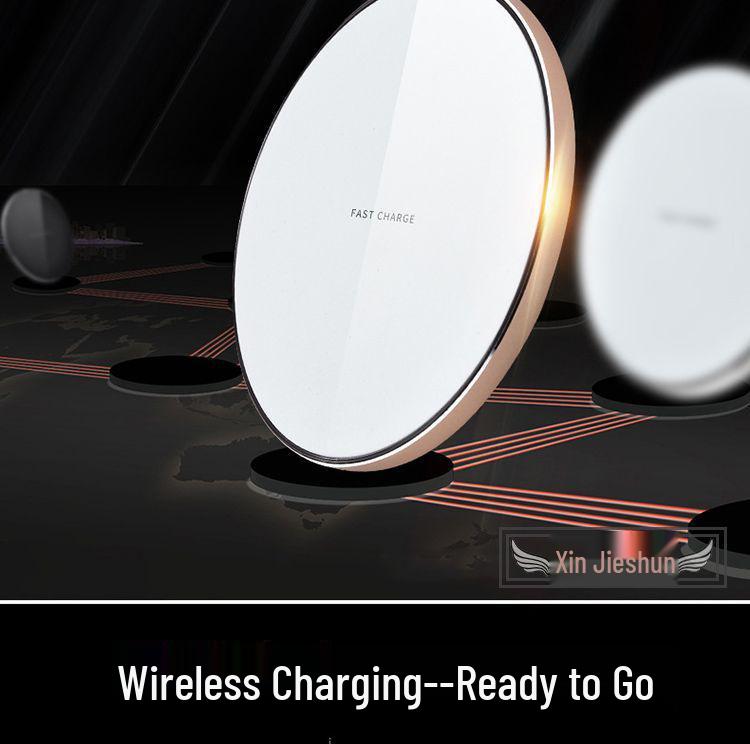 GY68 Wireless Charger: Compatible with Apple & Android, 7.5W, 9V Metal Aluminum Alloy