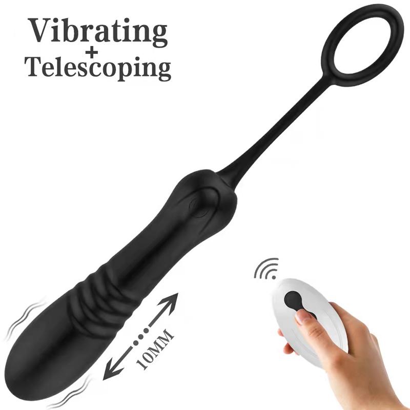 Vaginal Telescopic Vibrator Wireless Clitoral G Spot Stimulator Vibrating Egg Dildo Masturbation Sex Toy For Women