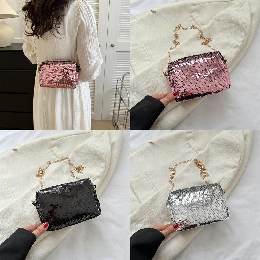 2023 New Chain Casual Shoulder Bag Fashion Simple Crossbody Bag Street Trendy Women's Bag