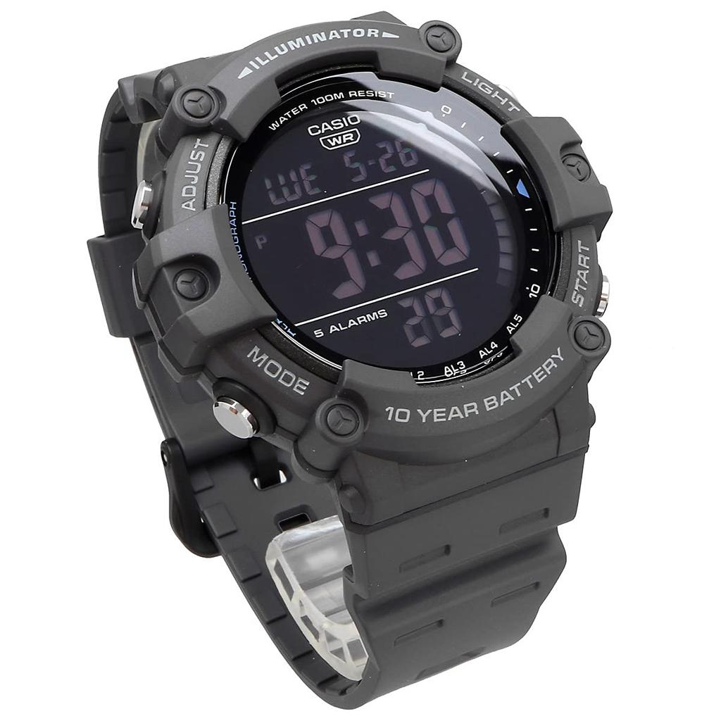 Casio Standard Digital Men's Watch AE-1500WH-8BV, Dark Gray, Casio Boxed, International Model [Parallel Import]
