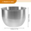 Deep Stainless Steel Mixing Bowl Kitchen Metal Bowl for Baking Dough Salad Egg Mixing Large Capacity Kitchen Supplies