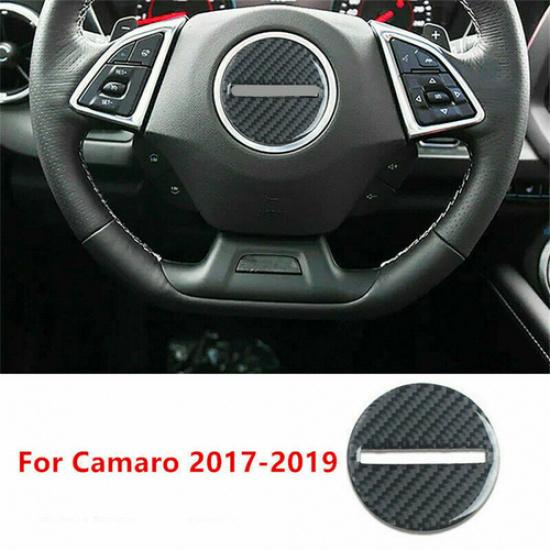Mittel-Lenkradverkleidung Zierleiste Für Chevrolet Camaro 2016+ Kohlefaser