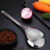 1PC Slotted Spoon Stainless Steel Slotted Spoon Household Kitchen Strainer for Noodles Dumplings Fried Food Drain Skimmer Ladle
