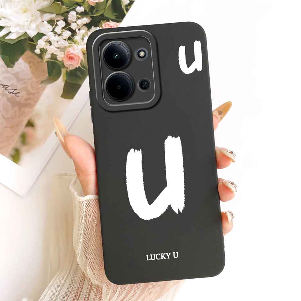 For Xiaomi Redmi 15C 5G Case Cover Lucky Letters Phone Case For Xiaomi Redmi 15C 15 C Redmi15C Redmi15 4G 5G Soft Fundas