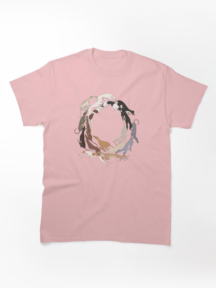 A Gathering of Cats The Greyt Hound Romp Classic Unisex T-Shirt