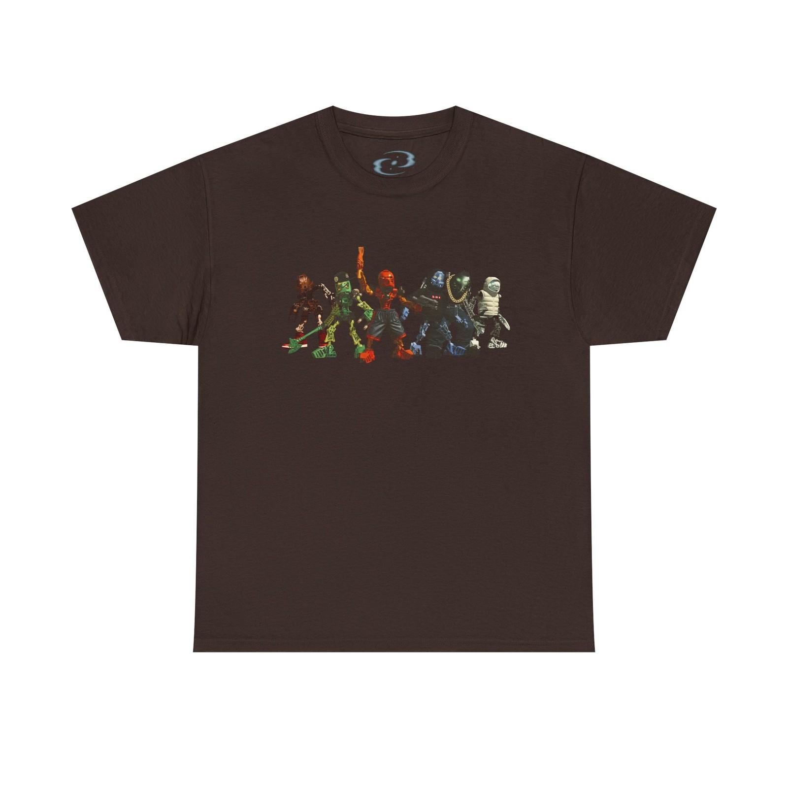 Bionicle squad shirt | Retro Game Heroes Tee S разноцветный