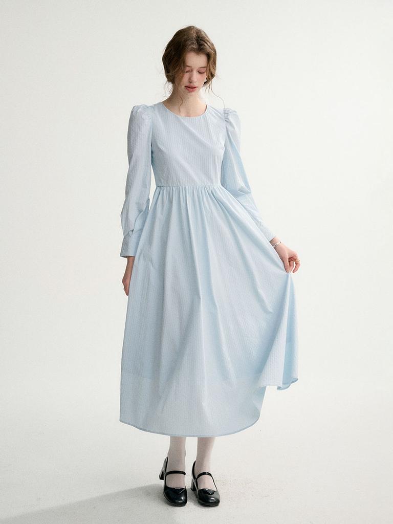 Sinseuden Cloud Puff Long Dress