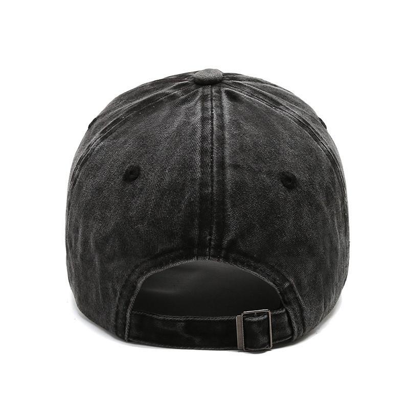 Fix Stuff Cotton Baseball Cap With Embroidered Print For Summer Outdoor Sunshade