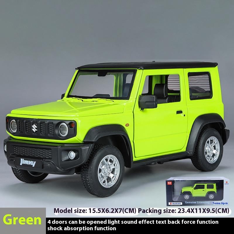 Simulation 1/24 Suzuki Jimny Alloy Automobile Model Die-cast Metal Off-Road Vehicle Model Collection Children's Toy Gifts