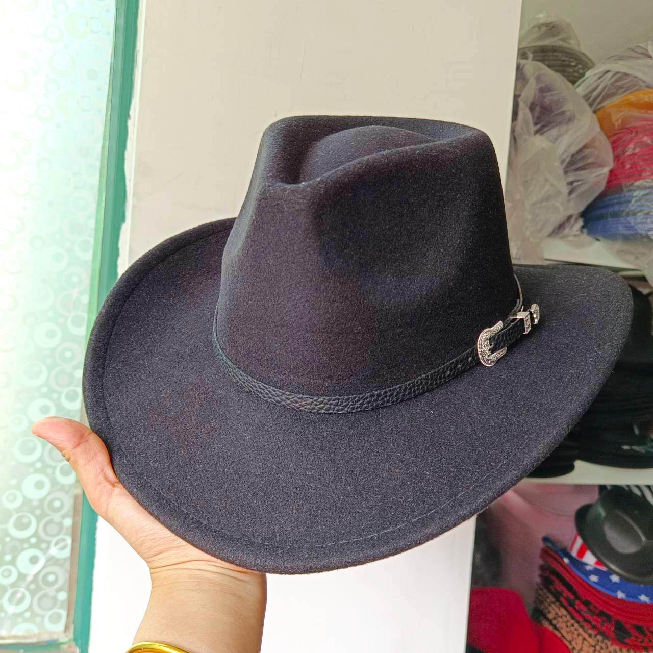 2023 new western jazz Cowboy hat breathable hand woven hard set summer unisex western Cowboy hat sun hat sombrero vaquero M55-58cm