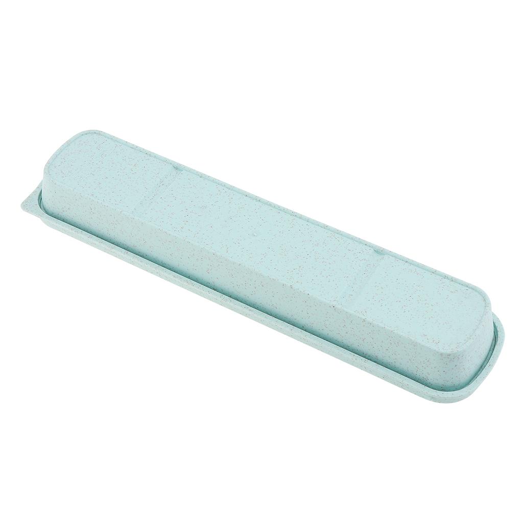 25cm Exquisite Workmanship Split Type Wheat Straw Tableware Box 3 Color For Dinnerware Boxes Picnics Dinnerware Box