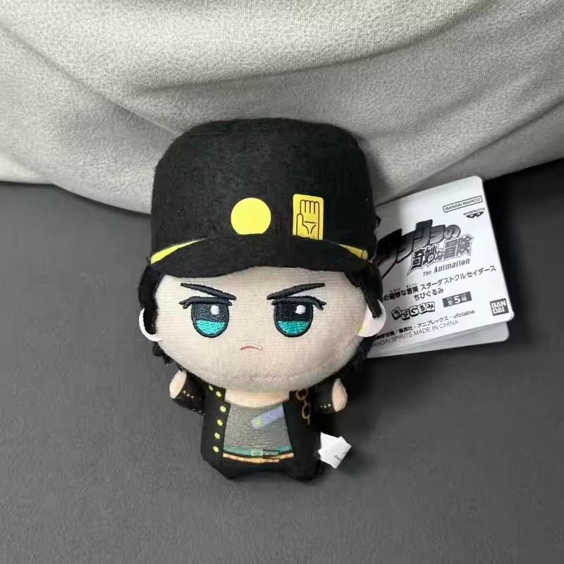 10cm Schattige Jojo's Bizarre Adventure Pluche Jotaro Dio Kakyoin Joseph Polnareff Mini Katoenen Poppetje Sleutelhanger Anime Knuffel Speelgoed Voor Fan