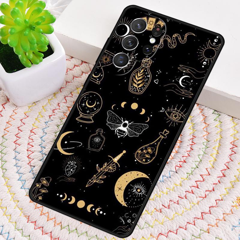 Witches Moon Tarot TPU Phone Case For Samsung Galaxy Note 10 Pro S26 S25 S24 S23 S22 Ultra Plus S21 FE S20 Shockproof Cover