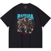 T-shirt Heavy Metal 100% Cotone 230 Gsm Stampa Band Rock Musica Popolare Unisex T-shirt Pesante in Cotone