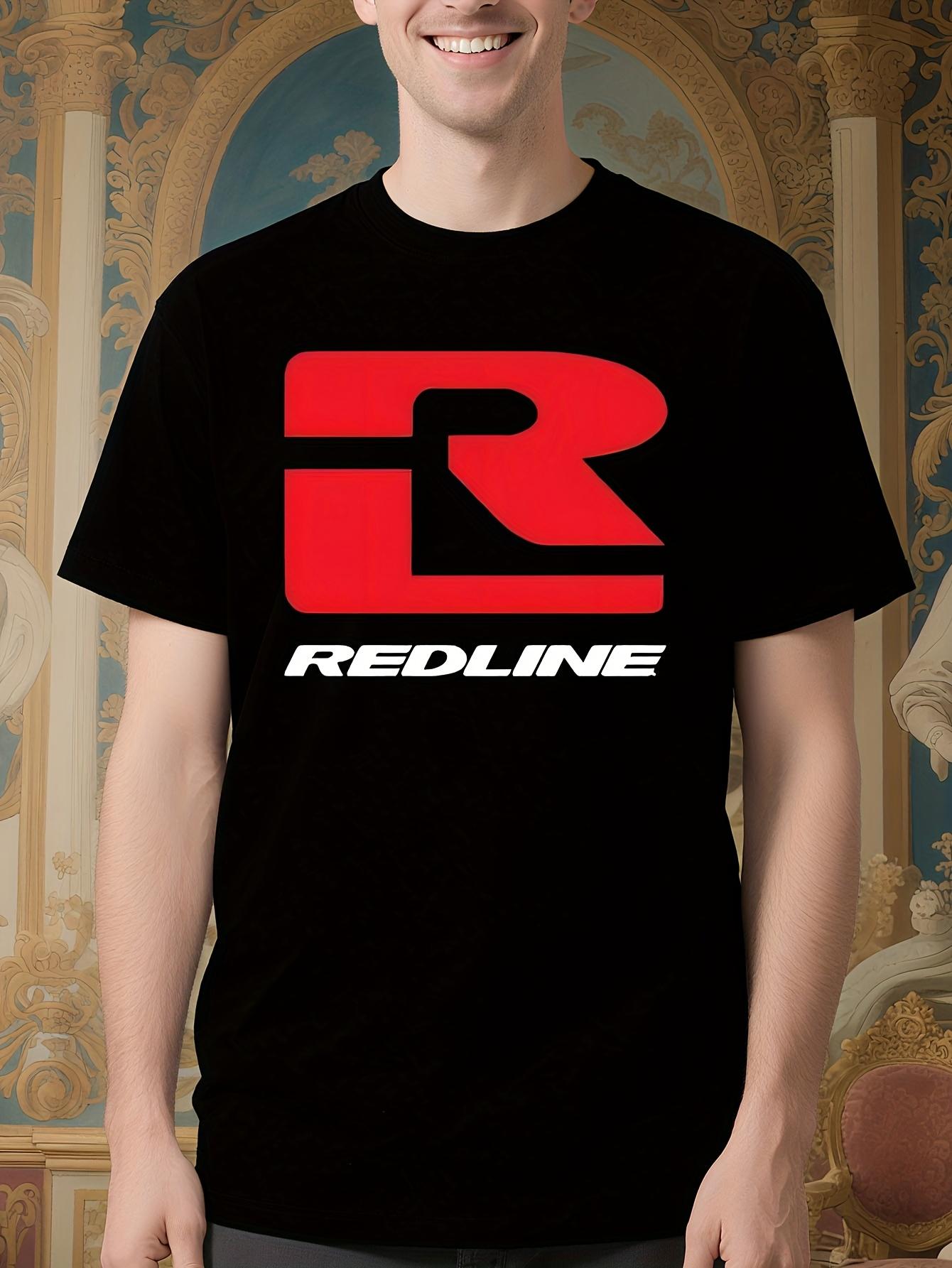 REDLINE BMX Cycling Tshirt - Heavy-Duty Athletic Tee M