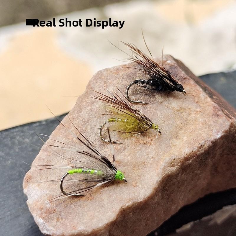Wet Fly Lure With Synthetic Material For Stream Fish Including Trout Bass And Carp