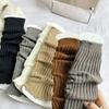 Vertical Strip Knitted Socks To Keep Warm Girls College Wind Knee Pads Long Boots Cover Over The Knee Parent-Child Pile Socks